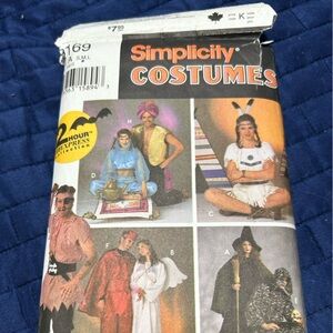 Simplicity 9169 - sm, med, larg, Devil- angel- witch- pirate and more